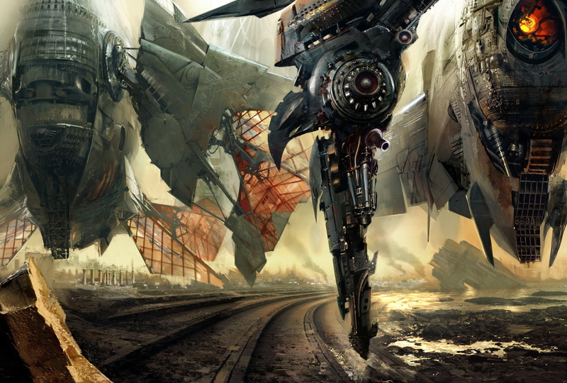 transportation, science fiction, fantasy art, sky, illustration, travel, land vehicle, vehicle interior, 1080P, rail, outdoors, futuristic, mode of transportation