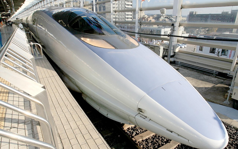 grey, super rails, nature and landscapes, transportation, 1080P, express, travel, rail, bullet, trains, white, train, super