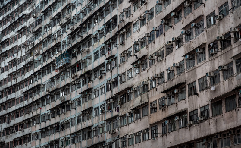 city, building exterior, skyline, facades, window, side by side, hong kong, house facade, no people, urban, full frame, low angle view, pattern, china