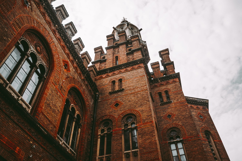 big city, chernivtsi, photography box, dome, ua, building, outdoors, university building, history, ukraine, low angle view, architecture, nature, gothic style