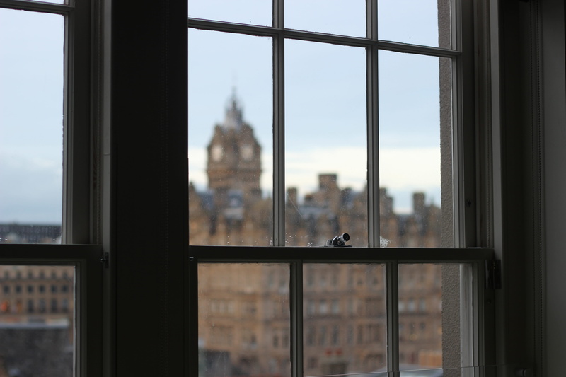 window, day, pane, clock, no people, looking through window, glass - material, animal, building, transparent, nature, 5K, one animal, animal themes, glass