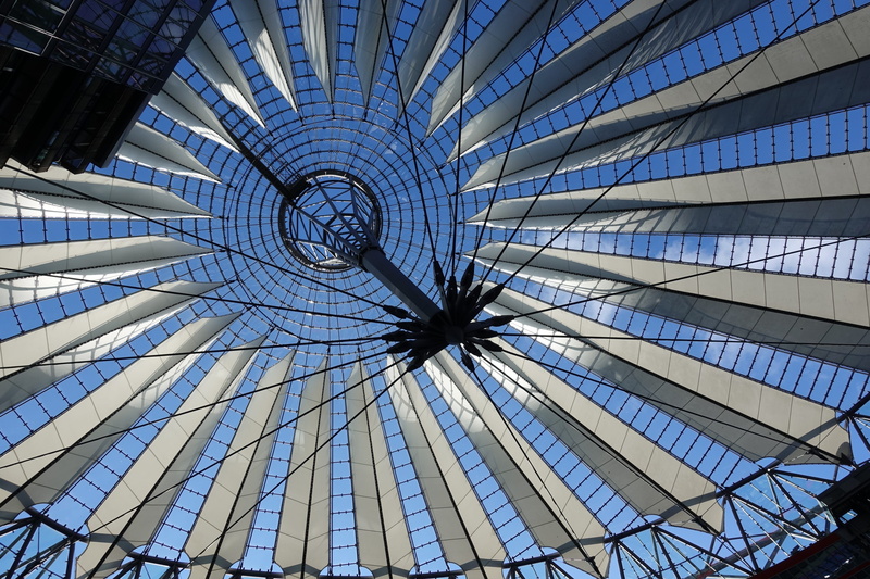 urban, building, center, pattern, places of interest, germany, backgrounds, sony center, skyscraper, glass facade, city ​​city, built structure, alloy