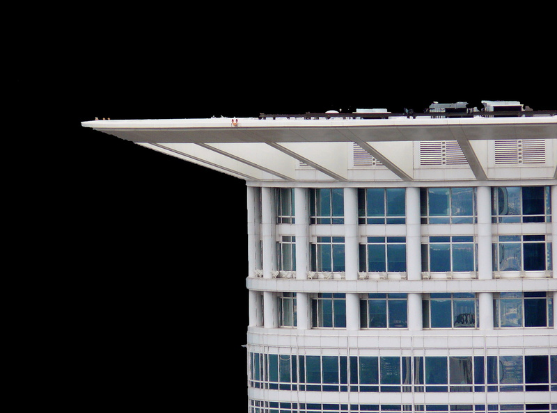 night, office building exterior, skyscraper, sky, no people, built structure, office, building, skyline, pattern, black background, 1080P, glass facades