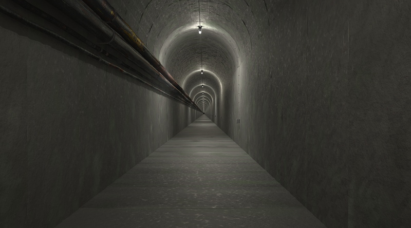 wall - building feature, diminishing perspective, illuminated, tunnel, arch, lighting equipment, vanishing point, architecture, no people, underground walkway