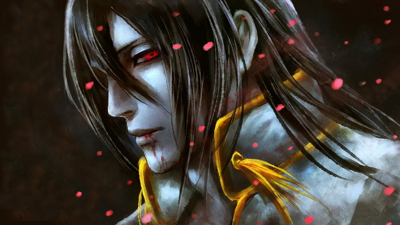 Kuchiki Byakuya, artwork, manga, NanFe, 1080P, Bleach, anime, shinigami, hair in face
