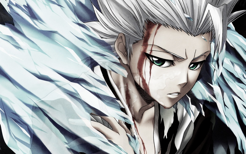 1080P, art, toshiro, white, bleach, hd, x, anime, hair, shinigami, hitsugaya