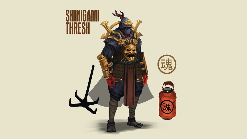 1080P, league, shinigami, action, thresh, hd, legends, figure, video games