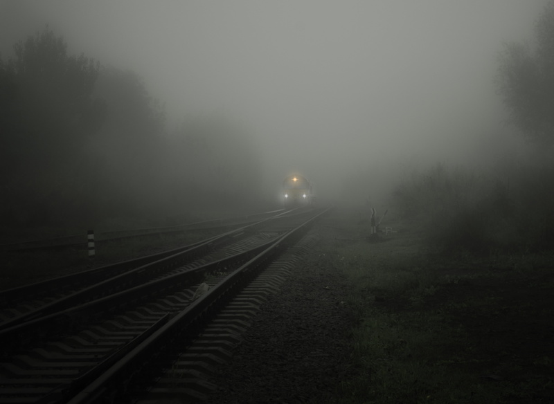 gloomy, seemed, bad, morning, air pollution, no people, plant, weather, illuminated, gift, co2, transport, rail, bill, vanishing point, soft, fog, exit