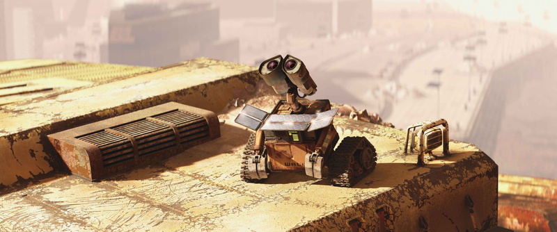 e, wall, 4K, robot, wall·e