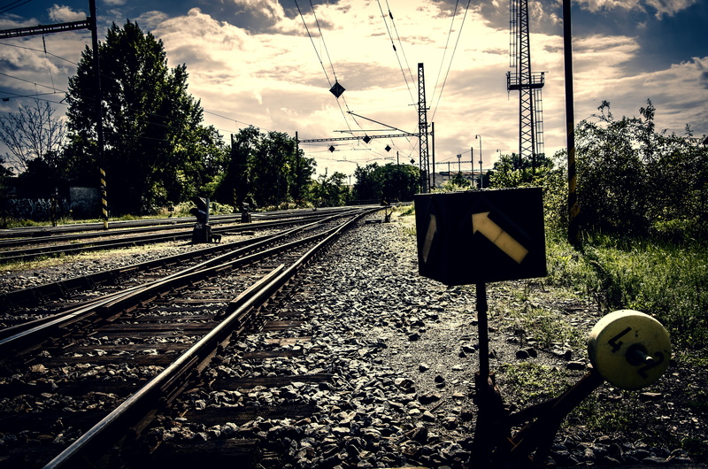 rust, rail yard, clouds, Pripyat, destruction, sky, nature, 4K, ground, old