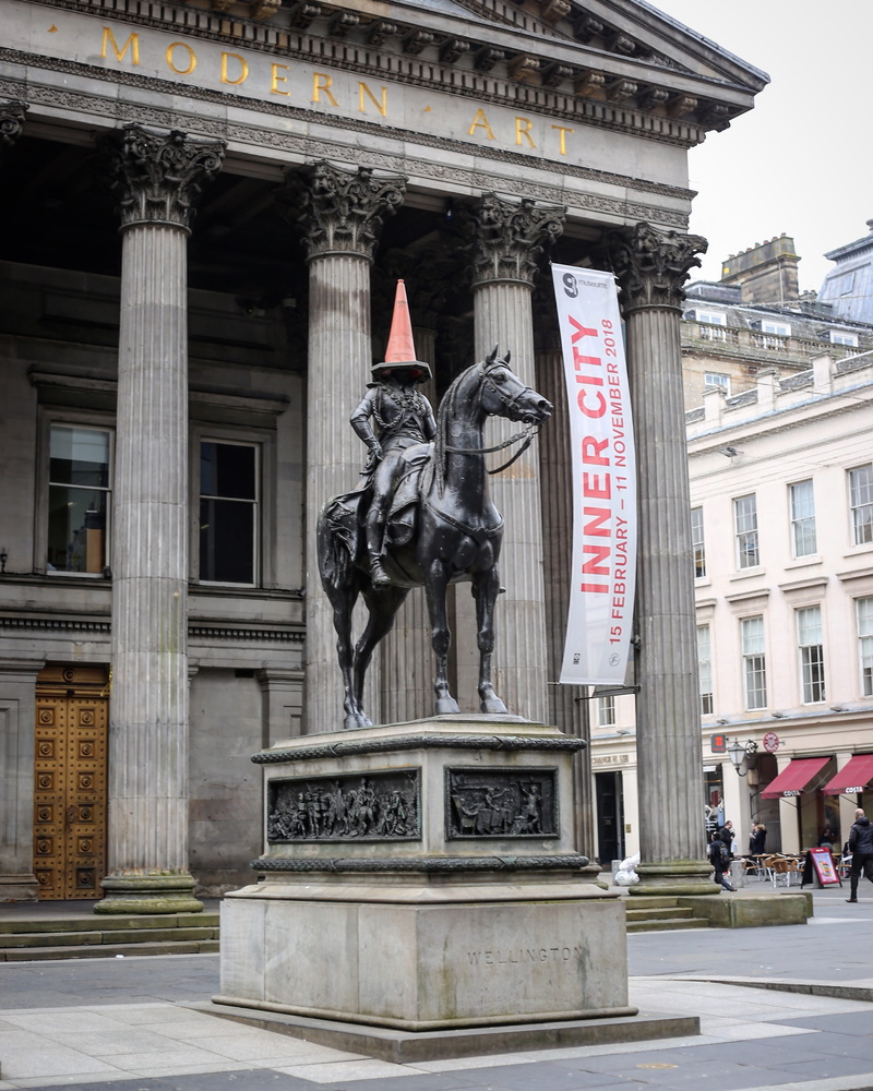 landmark, scottish, gallery, creativity, town, day, architecture, architectural column, built structure, cone, old, government, street, city, building exterior