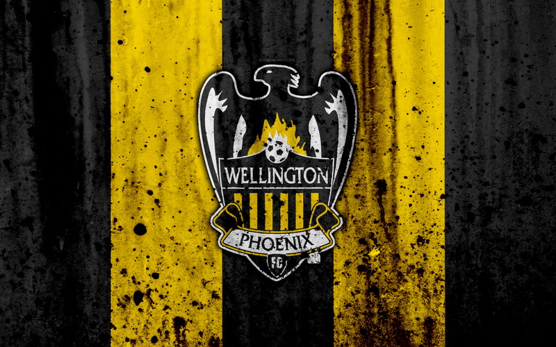 Wellington Phoenix FC, Emblem, Logo, 4K, Soccer