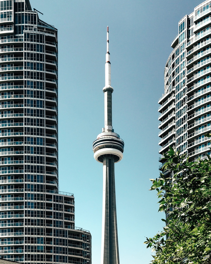 travel destinations, global communications, building, office building exterior, tourism, canadian, day, building exterior, cn tower, built structure, spire