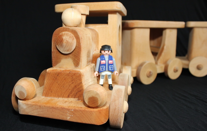 Locomotive, model - object, humor, Toys, male likeness, 2K, childhood, loco, pick-up truck, nature, one man only, sitting, indoors, human representation