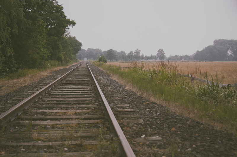 rail transportation, journey, track, outdoors, beauty in nature, transportation, diminishing perspective, the way forward, parallel, land, railway, 4K