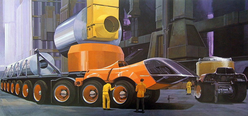 concept art, Syd Mead, automotive, 1080P