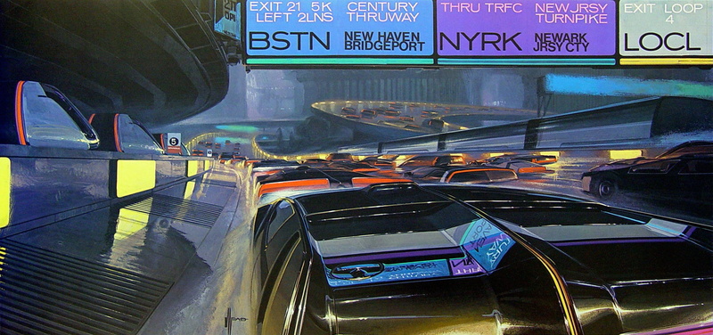 concept art, Syd Mead, 2K, automotive