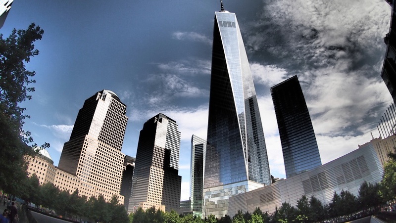 building, one world trade center, architecture, financial district, landscape, tourist attraction, glass, office building exterior, city, 1wtc, nature