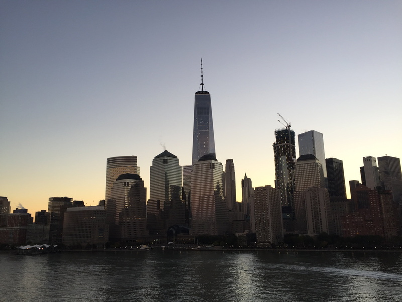 uSA, spire, new York City, manhattan, freedom Tower - New York, new york, outdoors, office Building, water, cityscape, 2K, building Exterior, downtown District