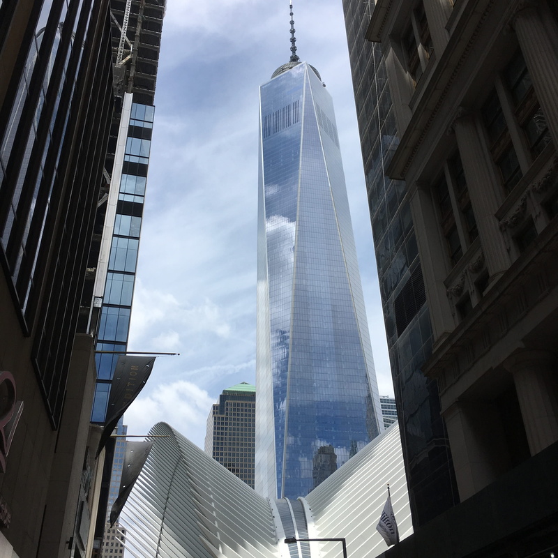 2K, skyscraper, Freedom Tower, office building exterior, no people, cityscape, nature, tall - high, landmark, hudson, sky, skyline, built structure, spire