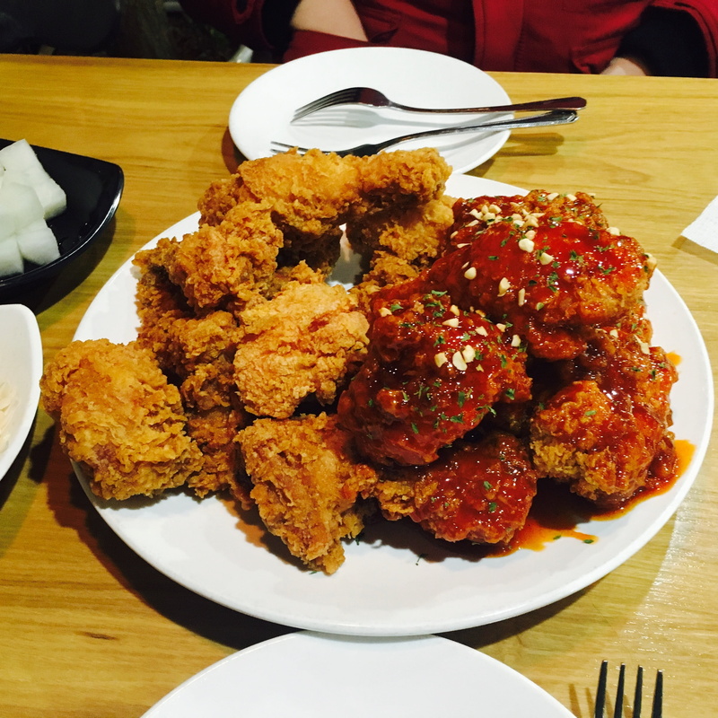 food, temptation, photo, chicken, plate, fried chicken, sunsal, 2K, chicken meat, republic of korea, delicious food, meat, meal, spicy chicken, unhealthy eating