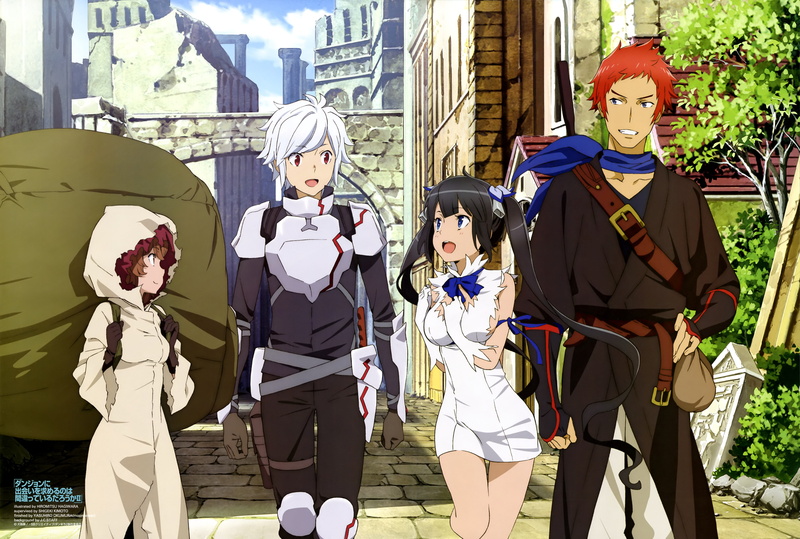 5K, DanMachi, Liliruca Arde, Is It Wrong to Try to Pick Up Girls in a Dungeon?, Hestia (DanMachi), Welf Crozzo, Bell Cranel
