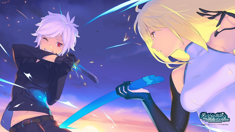 1080P, Is It Wrong to Try to Pick Up Girls in a Dungeon?, Aiz Wallenstein, Bell Cranel, Anime
