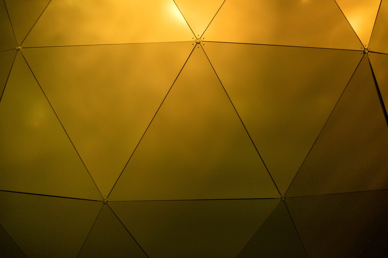 rivet, ceiling, shiny, tiled floor, gold, diamond shaped, metal, 5K, modern, yellow, full frame, black, geometric shape, textured, pattern, industrial