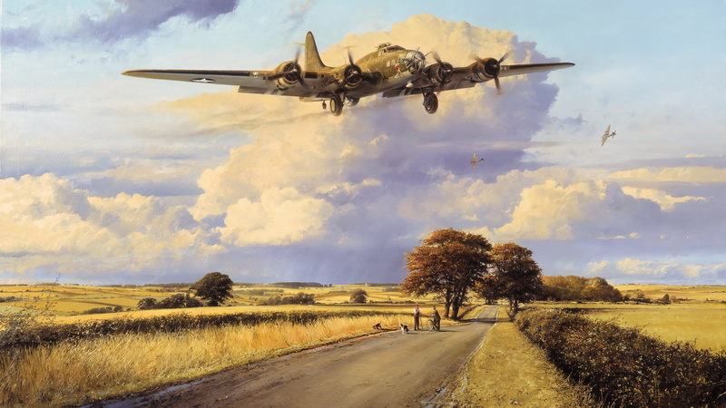 Boeing B-17 Flying Fortress, Bombers, 4K