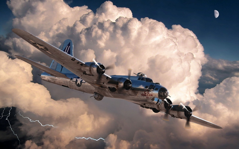1080P, Boeing B-17 Flying Fortress, Bombers