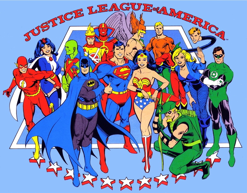 Flash, Wonder Woman, Superman, Batman, 720P, Hawkman, Green Arrow, Martian Manhunter, Justice League Of America, Aquaman, Green Lantern, Comics