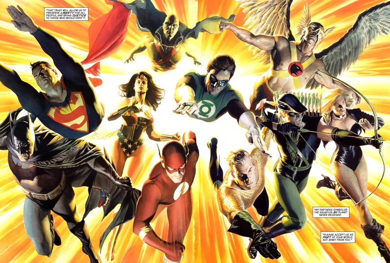 DC Comics, Aquaman, Green Arrow, Martian Manhunter, Batman, Black Canary, 1080P, Wonder Woman, Flash, Hawkman, Green Lantern, Comics