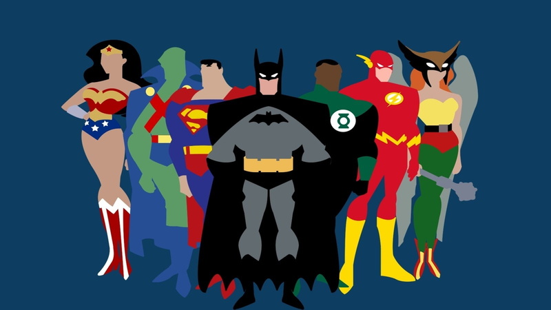 Wonder Woman, DC Comics, Green Lantern, Superman, Flash, Batman, Justice League, Martian Manhunter, Hawkgirl, 720P, Comics