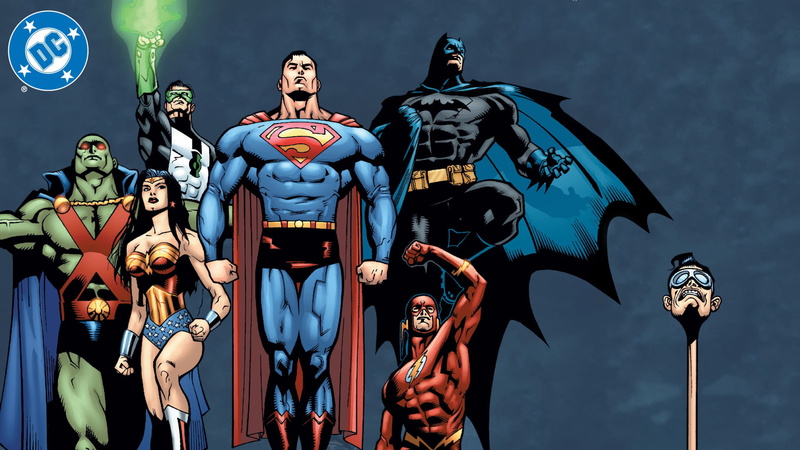 Comics, Justice League, 1080P, Batman, Wonder Woman, DC Comics, Flash, Green Lantern, Plastic Man, Superman, Martian Manhunter