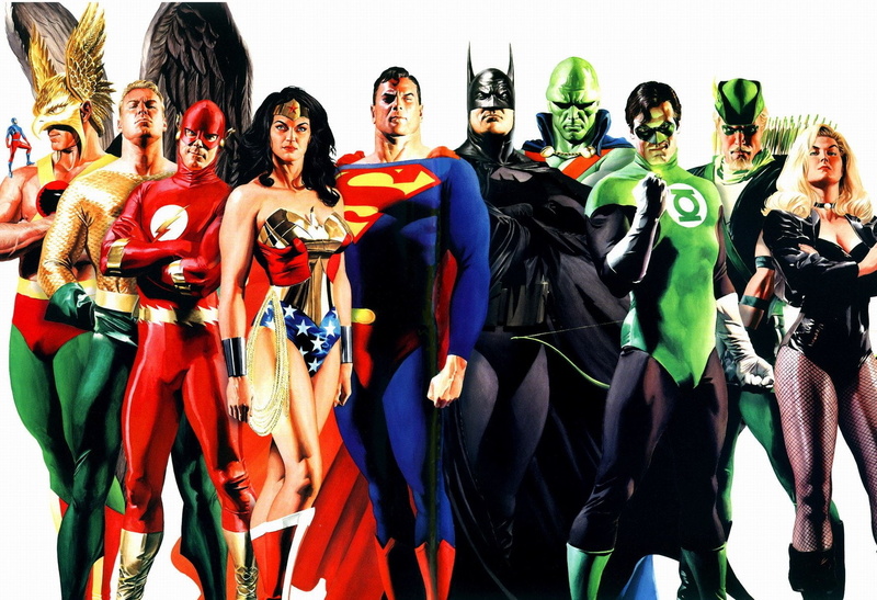 Martian Manhunter, Superman, Black Canary, Aquaman, Batman, DC Comics, Comics, Green Lantern, Justice League, Atom (DC Comics), Flash, Hawkman, Wonder Woman