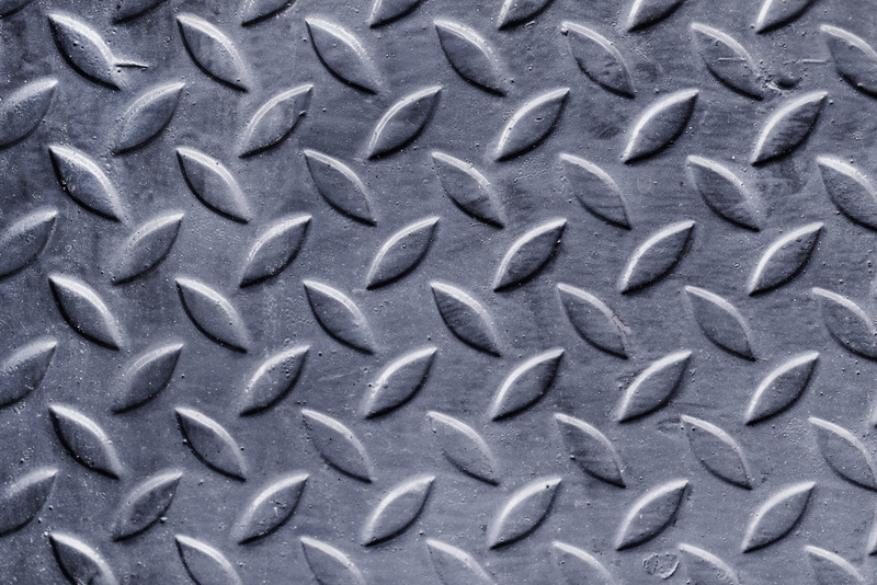 high angle view, steel, plated, metal, design, leather, indoors, material, backgrounds, metallic, repetition, rough, shape, full frame, still life, pattern