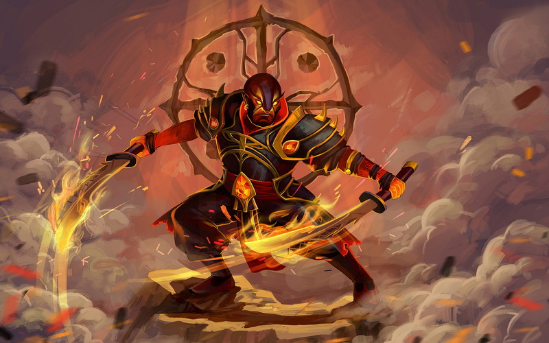 ember, spirit, dota, warrior, 2K, weapon, hero, art, falchion, swords, hd, armor