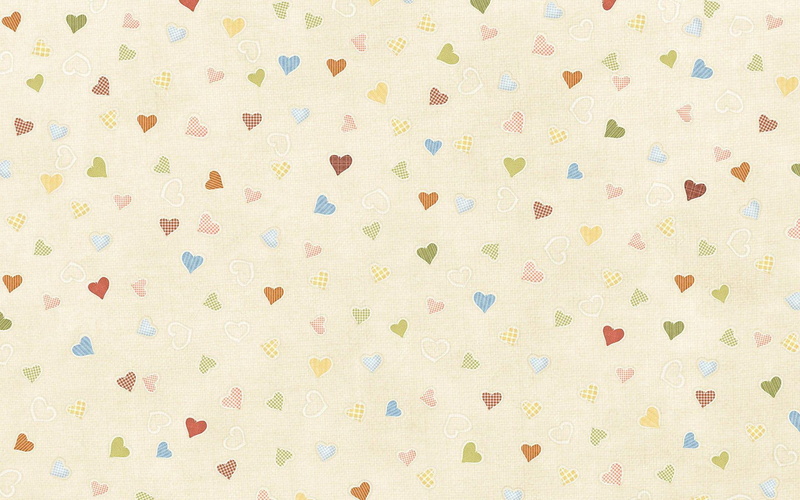 hearts, 1080P, textile, print, abstract, multicolored, pattern, heart, 1920x1200, color