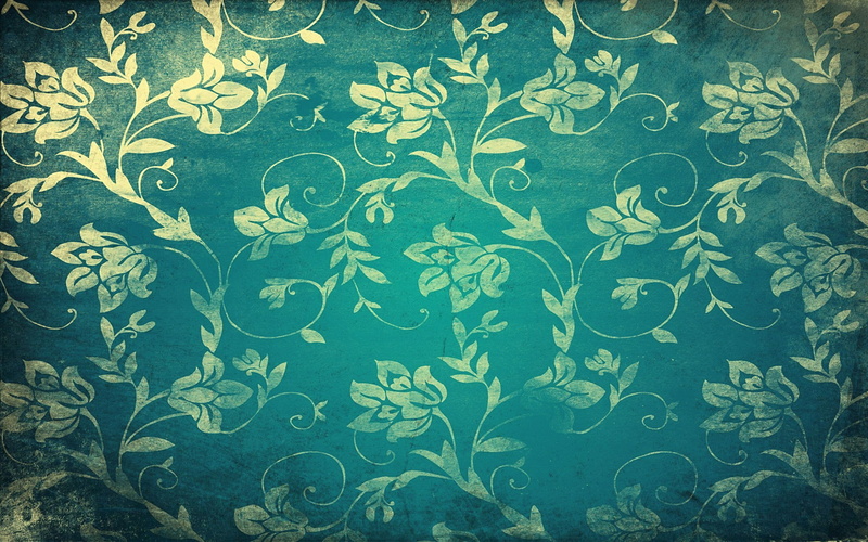 retro, textil, 2560x1600, floral, abstract, blue, 2K, white, pattern