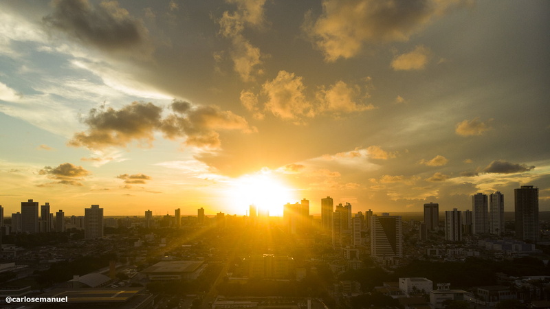 Brazil, 1080P, João Pessoa, drone photo, sunrise, landscape