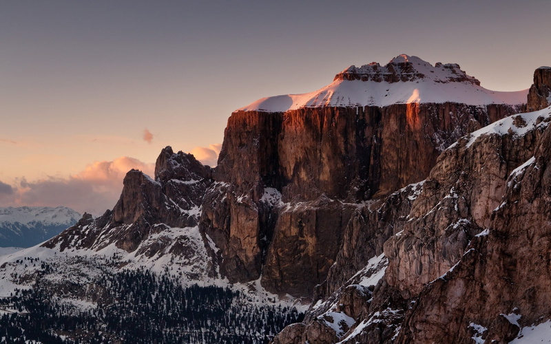 travel, summit, cold temperature, rock - Object, landscape, winter, dolomites, mountain Peak, hiking, non-urban scene, tranquil scene, snowcapped mountain