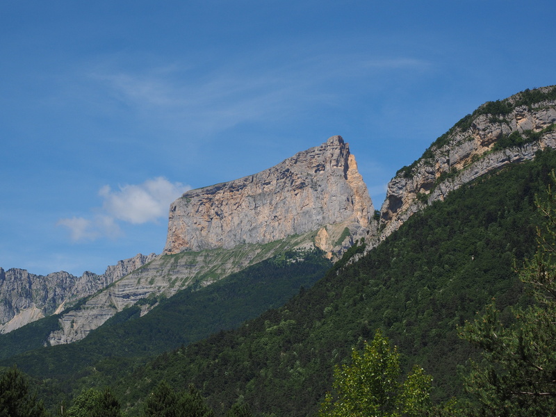 non-urban scene, Mountain, scenics, cliff, sky, france, Vercors, mountain, tranquil scene, rock, solid, massif, rock formation, bread mountain, nature