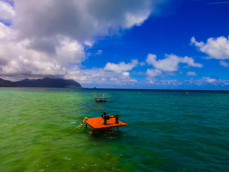 turquoise colored, mode of transportation, scenics - nature, horizon, cloud - sky, horizon over water, sky, tranquil scene, outdoors, transportation, water