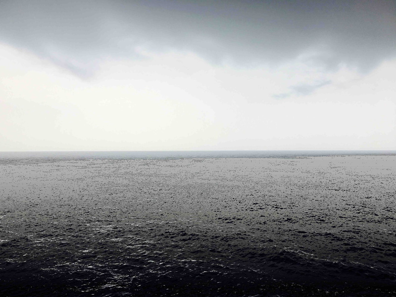 4K, idyllic, sea, horizon, cloud, sky, land, seascape, tranquility, no people, cloud - sky, natural, scene, nature, rock, water, mountain, pacific, evening