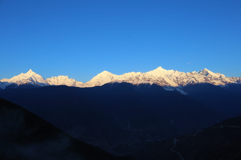 formation, moon, outdoors, no people, environment, winter, mountain, scenics - nature, cold temperature, snow mountain, 5K, tranquility, tranquil scene