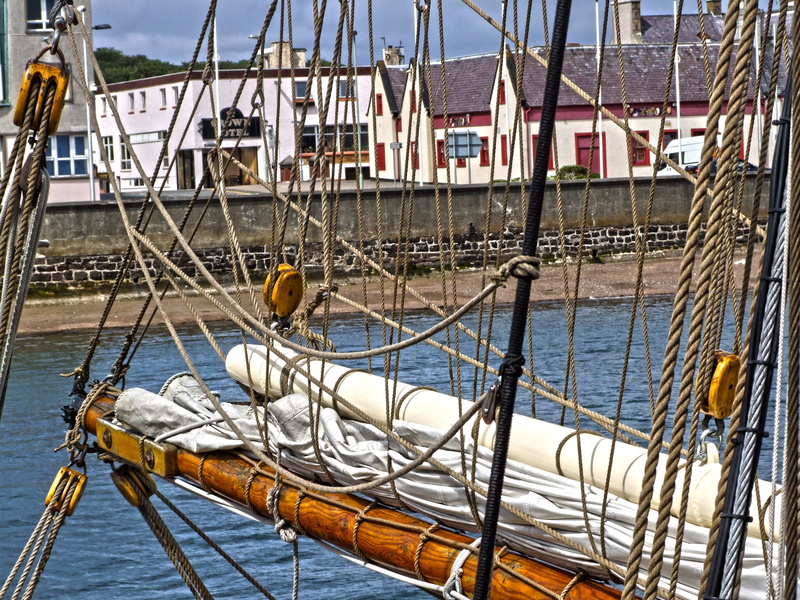 mast, canal, pole, sailboat, outer hebrides, mode of transportation, travel, building exterior, nautical vessel, architecture, transportation, nature, outdoors