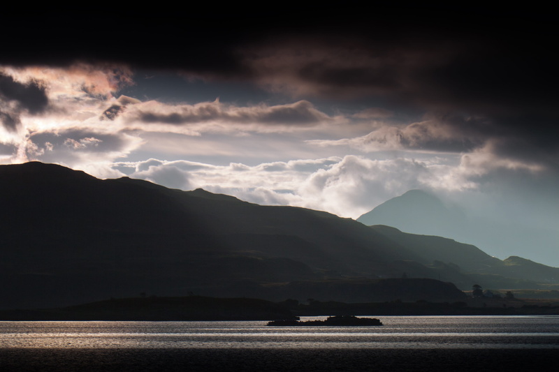 outdoors, coastline, dramatic, scenery, scenics - nature, sky, outer hebrides, tranquil scene, mountain, menacing, hills, transportation, cloud - sky, water