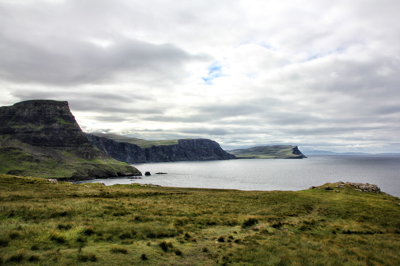idyllic, hebrides, sky, scenics - nature, outdoors, plant, coastline, beach, clouds, land, bay, day, coast, green color, scotland, lonely, nature, beauty in nature