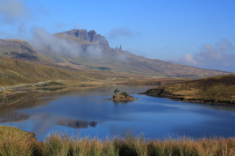 nature, reflection, landmark, day, 5K, mountain, no people, non-urban scene, sky, scottish, water, Landscape, tranquility, rocky, environment, tranquil scene