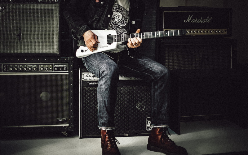 music, electric Guitar, full length, electric, musician, performer, entertainment, bass guitar, one man only, arts culture and entertainment, mouth open